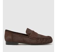 BIBI LOU Lyra Loafer Flats in Dark Brown UK 4 (EU 37)