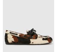 BIBI LOU Tana Boat Flats in Black Multi UK 5 (EU 38)