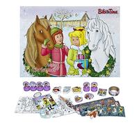 Bibi&Tina BITI8025 Advent Calendar for Children, Multi-Colour, Approx. 45 x 32 x 3 cm