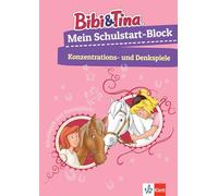Bibi & Tina: Mein Schulstart-Block Konzentrations- und Denkspiele. Vorschule, ab 5 Jahren