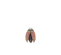 Bibi van der Velden 18CT yellow gold Mini Scarab diamond and sapphire earrings OS