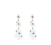 Bibi van der Velden Pop Art pink sapphire earrings - Gold OS