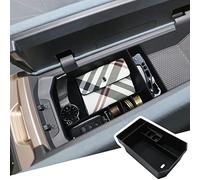 BIBIBO Luxury Black BMW iX Accessories 2022-2024 Console Organizer for BMW iX (I20) Insert Middle Armrest Storage Box