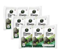 Bibigo Crispy Seaweed Snacks Flavour, 5g x 3 Packs, Korean Seaweed Crisps - Healthy Snack (Pack 3, Wasabi)