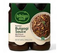 Bibigo Korean Bulgogi Marinade Sauce (1680g) - Authentic Mild & Sweet Flavour. Ideal for Korean BBQ, Ribs, Meat & More - Halal (NO ALCOHOL)