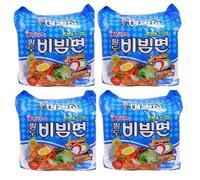 BIBIM MEN Oriental Style Noodle, Spicy Cold(Mi Kho Dai Han) Multi Package(5 packs) X 4 by Paldo Bibim Myun