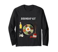 Bibimbap Kit Food Korean Cuisine Culinary Art Long Sleeve T-Shirt