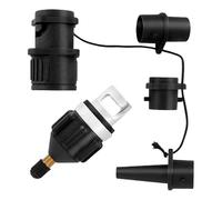 BIBITI 1 Set Sup Adapter for Compressor, Dinghy, Air Pump, Valve Adapter Set, Inflatable Pump Valve Adapter Replacement Parts, Inflatable Boat Paddle Board Valve Attachment Kit for Boat Bicycle Valve