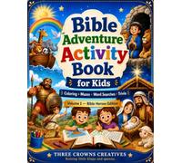 Bible Adventure Activity Book for Kids - Volume 1: Bible Heroes Edition