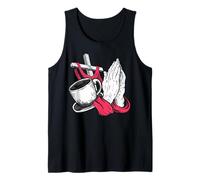 Bible and Coffee Lover Caffeine Drinker Religious Christian Tank Top