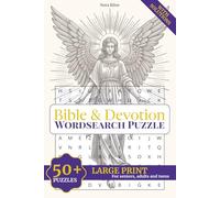 Bible and Devotion Wordsearch puzzle book: 50+ puzzles with solutions | Large print, easy to read Bible and Devotional Wordsearch game Book| Gift idea ... to inspire your heart and engage your mind.