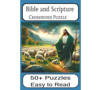 Bible and scripture Crossword Puzzles: Crossword Puzzle with Easy-to-Read Print about Bible, Scripture, History and more| 6.9 inches, 120 pages | 50+ ... Gift for Vacations, Holidays and Free Times.