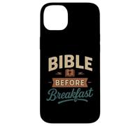 Bible Before Breakfast - Funny Christian Faith Case for iPhone 14 Plus