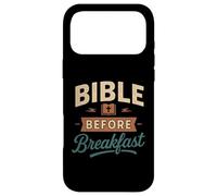 Bible Before Breakfast - Funny Christian Faith Case for iPhone 17 Pro Max