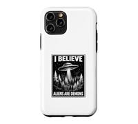 Bible Believer Faith Based Conspiracy Retro UFO Prophecy Case for iPhone 11 Pro