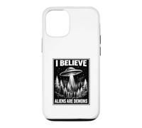 Bible Believer Faith Based Conspiracy Retro UFO Prophecy Case for iPhone 12/12 Pro