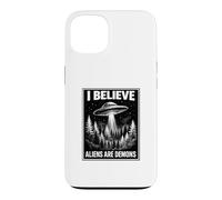 Bible Believer Faith Based Conspiracy Retro UFO Prophecy Case for iPhone 13