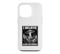 Bible Believer Faith Based Conspiracy Retro UFO Prophecy Case for iPhone 13 Pro