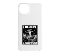 Bible Believer Faith Based Conspiracy Retro UFO Prophecy Case for iPhone 14 Plus