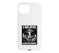 Bible Believer Faith Based Conspiracy Retro UFO Prophecy Case for iPhone 15 Plus