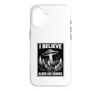 Bible Believer Faith Based Conspiracy Retro UFO Prophecy Case for iPhone 16