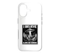 Bible Believer Faith Based Conspiracy Retro UFO Prophecy Case for iPhone 17