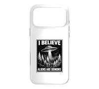 Bible Believer Faith Based Conspiracy Retro UFO Prophecy Case for iPhone 17 Pro Max