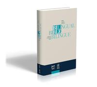 Bible bilingue français/anglais, Segond 21/NLT: couverture rigide, beige et bleue
