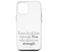 bible bits - ALL things thru Christ (philippians 4:13) Case for iPhone 12/12 Pro