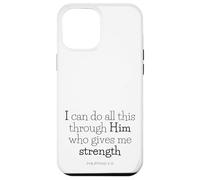 bible bits - ALL things thru Christ (philippians 4:13) Case for iPhone 12 Pro Max