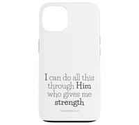 bible bits - ALL things thru Christ (philippians 4:13) Case for iPhone 13