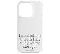 bible bits - ALL things thru Christ (philippians 4:13) Case for iPhone 14 Pro