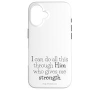 bible bits - ALL things thru Christ (philippians 4:13) Case for iPhone 16