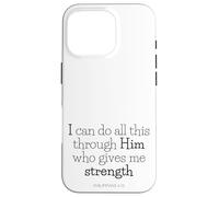 bible bits - ALL things thru Christ (philippians 4:13) Case for iPhone 16 Pro