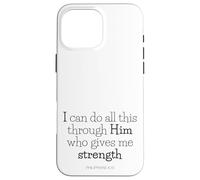 bible bits - ALL things thru Christ (philippians 4:13) Case for iPhone 16 Pro Max