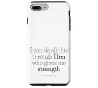 bible bits - ALL things thru Christ (philippians 4:13) Case for iPhone 7 Plus/8 Plus