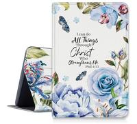 Bible Blue Case for iPad 10th Gen 10.9 inch 2022 Release (Model Number: A2696 A2757 A2777), Shockproof PU Leather Folding Stand Case with Auto Sleep/Wake for ipad 10th 2022