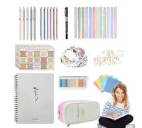 "Bible Book Cards Kit - 80+ Sticky Notes Cards and Highlighters Writeable | Colorful Scripture Study Organizational Decals | For Church, Home School, Jo
