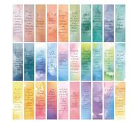 Bible Book Marks, Religious Page Markers, 1.57x5.91in Inspirational Scripture Bookmarks, 30-Pack Christian Bookmarks, Ideal for School, Office, Home, and Bible Study