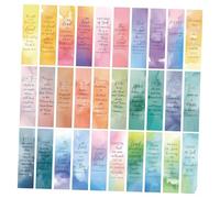 Bible Bookmark - Religious Bookmark for Christian Reading, Motivational Writing of Bookmarks in Inspired Paper | Bookmarks for Bible with Verse, Spiritual Reading Supplies for the Stu