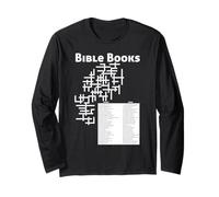 Bible Books Crossword Puzzle Long Sleeve T-Shirt