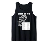 Bible Books Crossword Puzzle Tank Top