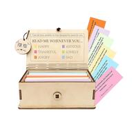 Bible Box - Handmade Wooden Desk Decor | Women Inspirational Verse Box - for Women Mom Friend Family Sister Study Devotion Graduation Birthday Christmas