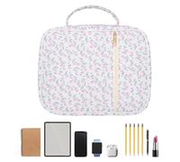 Bible Carrying Case, Protective Handle Bag, Large Capacity with Reusable Design, Study Supply with Family Style, Gift Accessory for Grandma Adults Use, Case Bag for Mom Friends Lovers