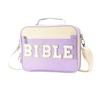 Bible Case, Large Capacity Book Organizer, Scripture Holder Case, for Church Theology Students Christians Prayer Meeting Missionary Trip Personal Devotion Family Worship