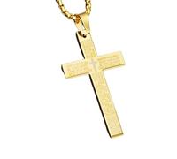 Bible Chain Necklace for Men Religious Chain Necklace | Fashion Jewelry Holy Pendant | Religious Necklace Stainless Steel Bible Verse Pendant Sacred Chain Charm for, Se référer au descriptif