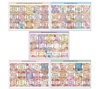 Bible Chapter Tabs, Bible Index Tabs - Large Laminated Boho Style Bible Labels - 5 Sheets Alphabet Bible Stickers, Waterproof Bible Study Supplies for Men and