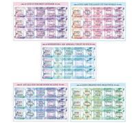 Bible Chapter Tabs, Bible Index Tabs, Large Laminated Boho Style Bible Labels, 5 Sheets Alphabet Bible Stickers, Waterproof Bible Study Supplies for Holidays or Celebrations