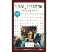 Bible Characters Word Search Puzzle Book: Discover the Heroes and Villains of Scripture: A Bible Characters Word Search Puzzle Book for All Ages - ... 6x9 inches, 52 pages | 25+ Puzzles | Gift