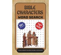 Bible Characters Word Search: Word Searches with Easy to Read Print about all Bible characters, Bible stories, biblical lands, Holy land and More | ... Vacations, Travel, Holidays and Free Times